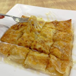 โรตีข้าวโพด+ชีส