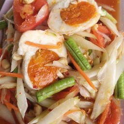 ตำไทยไข่เค็ม