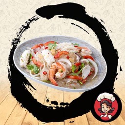 ยำวุ้นเส้นทะเล