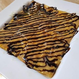 โรตีใส่ไข่+ชอกโกแลต