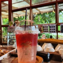 Rose Tea and Lychee Soda ชากุหลาบ ลิ้นจี่ โซดา