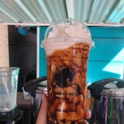 นมสดบราวน์ชูก้าปั่น