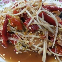 ตำปูปลาร้า(พริกที่ร้านเผ็ดมากลูกค้าไม่ทานเผ็ดโปรดระบุพริกมานะค่ะ เผ็ดน้อยติดครก เผ็ดกลาง2-3เม็ด เผ็ด5เม็ด เผ็ดมากๆๆทางร้านไม่นับ