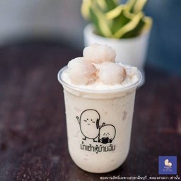 น้ำเต้าหู้ลิ้นจี่ปั่น-ธรรมดา