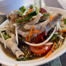 ตำตีนไก่ปูปลาร้า