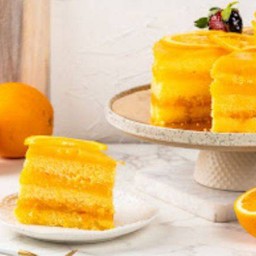 เค้กเนื้อส้มสดซอสยูซุ (โปรโมชั่น)