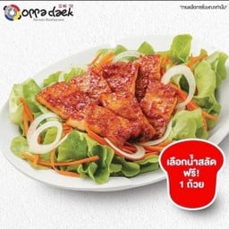 สลัดหมูย่างเกาหลี