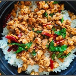 ข้าวกะเพรา #หมูสับ