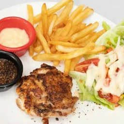 สเต๊กไก่ทอด