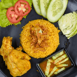 ข้าวหมกไก่ทอด