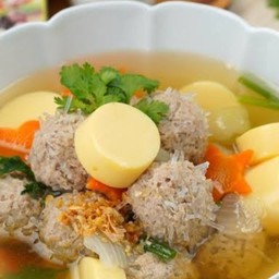 ต้มจืดเต้าหู้หมูมสับ