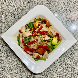 ตำเส้นเล็ก หมูยอ