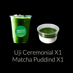 Set6 Uji Ceremonial cold whisk lv.1 + Matcha pudding