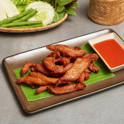 คอหมูทอดเกลือ