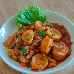 ผัดเต้าหู้ทรง เครื่อง งงงงงง