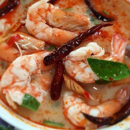 กับข้าว - ต้มยำกุ้งน้ำข้น (ไม่มีเห็ด)