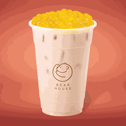 ชานมอัสสัม x ไข่มุกฟักทอง