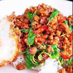 ข้าวกะเพราหมูสับ