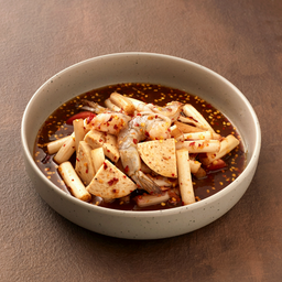 ยำไหลบัวกุ้งสด