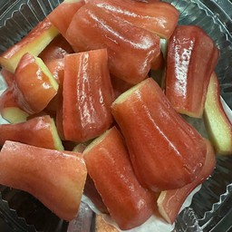 ชมพู่ทับทิมจันทร์ปอกพร้อมทาน