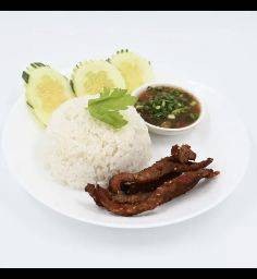 ข้าวเนื้อแดดเดียว