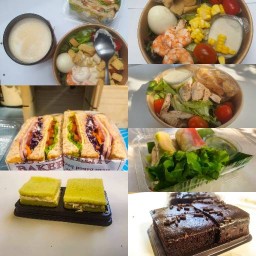 Sandwich Salad &Brownie Brooklyn in Bangkok พัฒนาการ