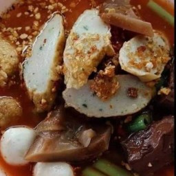 ณัฐก๋วยเตี๊ยวเย็นตาโฟ ต้มยำรสเด็ด เย็นตาโฟตลาดกิเลน