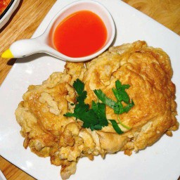 Omelet with Minced Pork