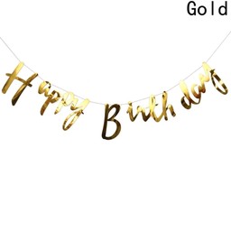 ป้าย HBD สีทอง