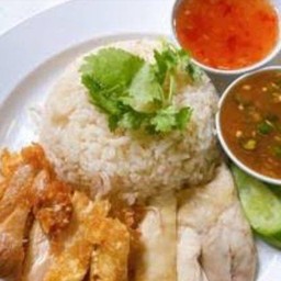 ข้าวมันไก่รวมต้ม  -  ทอด