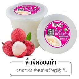 ลิ้นจี่ลอยแก้ว