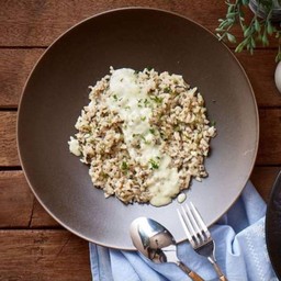 Truffle Risotto Gorgonzola Cheese