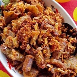 ไส้อ่อนทอดกระเทียม