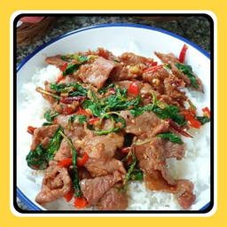 ข้าวหมูนุ่ม กะเพรา (MA)