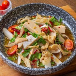 ยำนัวหมูยอกากหมู