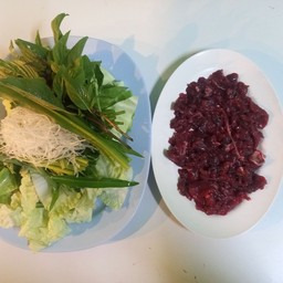 ชุดจิ้มจุ่มเนื้อ