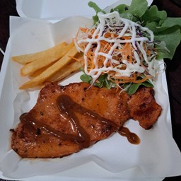 สเต็กหมูสไปซี่