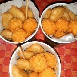 เบียร์ เนื้อย่าง&เฟรนฟราย ชีสบอล นักเก็ต วัดตะกล่ำ ล็อค8