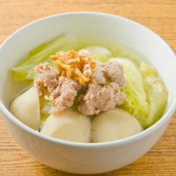แกงจืดเต้าหู้หมูสับ