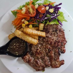 สเต็กหมูนุ่ม (Pork Shoulder Steak)