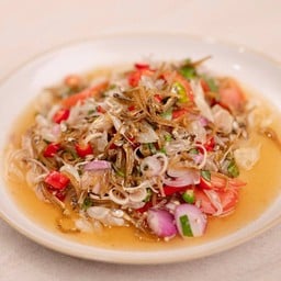 ยำส้มโอปลาใบไผ่