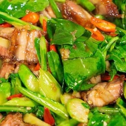 ข้าวขาหมู&ตามสั่ง byเจ้แดงหมูสดตลาดเทพ