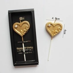 เทียนรูปหัวใจ