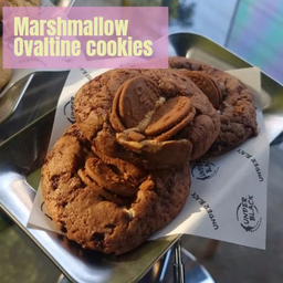 Marshmallow Ovaltine Cookies