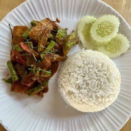 Stir Fried Curry Paste With Rice