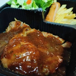 สเต็กหมูคุโรบูตะ