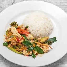ข้าวราดผัดฉ่า.