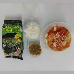 Set แซลม่อนดองน้ำปลา