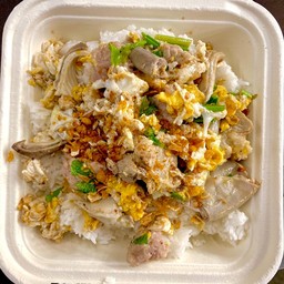 ข้าวแห้งหมูรวมชามยักษ์