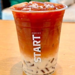 ชาไทยบราวน์ชูการ์ ( brown sugar thai tea )